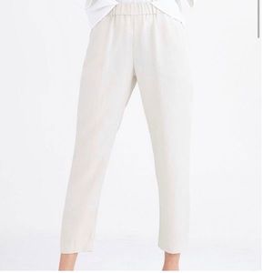 VETTA capsule tapered linen pant size L